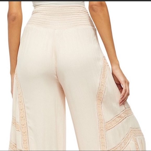NWT Free People Lovin's Easy Lace Mix Pants - Picture 7 of 16